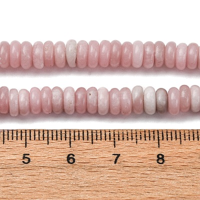 Natural Pink Opal Beads Strands G-L624-H06-6x2mm-1