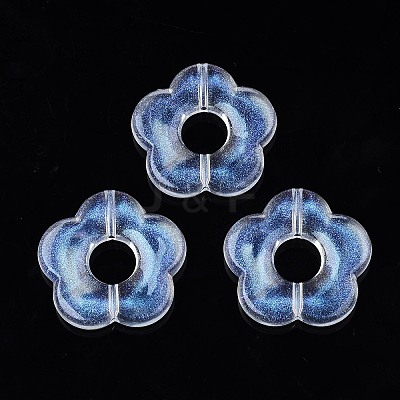 Transparent Acrylic Beads X-OACR-N008-069B-01-1