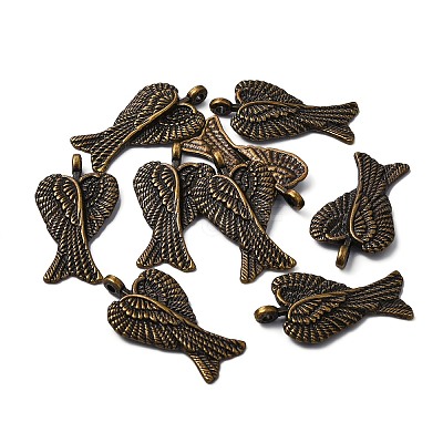 Tibetan Style Alloy Pendants TIBEP-A23255-AB-FF-1