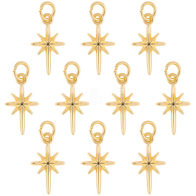 20Pcs Brass Pendants KK-SC0006-72G-1