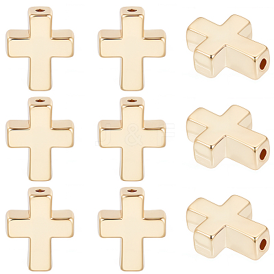 10Pcs Alloy Beads TIBEB-BBC0001-03G-1