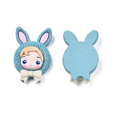 Opaque Resin Cabochons CRES-N021-105-1
