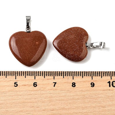 Synthetic Goldstone Pendants G-G956-B15-FF-1