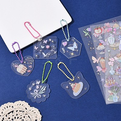DIY Acrylic Keychain Making Kits DIY-YW0012-35-1