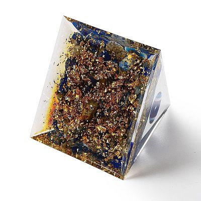 Evil Eye Orgonite Pyramid Resin Energy Generators G-A100-02A-1
