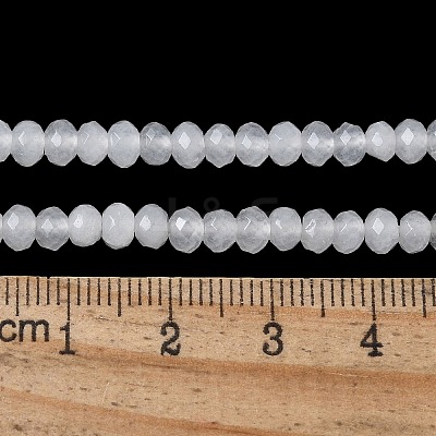 Natural Malaysia Jade Rondelle Beads Strands X-G-E316-2x4mm-63-1