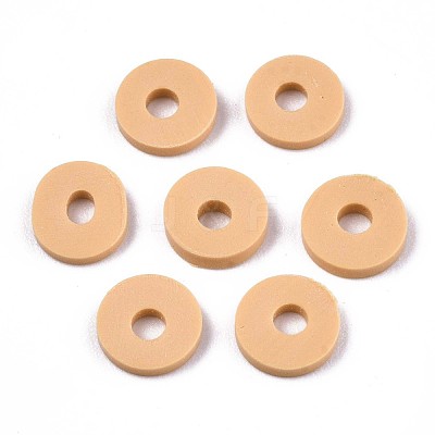 Handmade Polymer Clay Beads X-CLAY-Q251-6.0mm-32-1