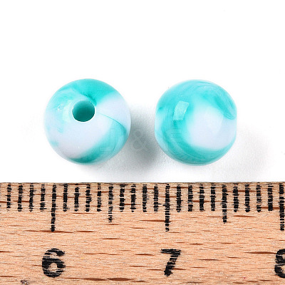 Opaque Acrylic Beads SACR-R853-8mm-213-1