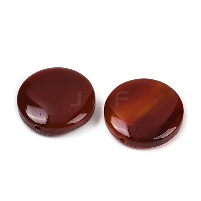 Natural Red Agate Beads G-S393-10-1