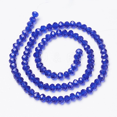 Glass Beads Strands EGLA-A034-T6mm-D06-1