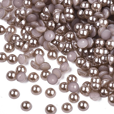 10000pcs ABS Plastic Imitation Pearl Cabochons SACR-S738-4mm-Z49-1