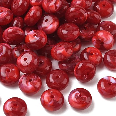 Two Tone Acrylic Beads AC-CBABA33-01M-1