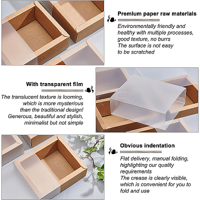 Kraft Paper Jewelry Boxes LS-CON-WH0068-65E-1