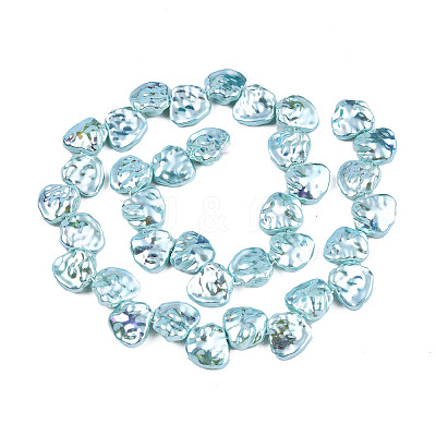 ABS Plastic Imitation Pearl Beads Strands KY-N015-01C-1