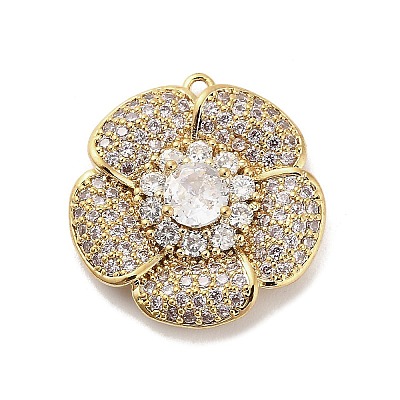 Brass Pendants KK-V006-01G-07-1