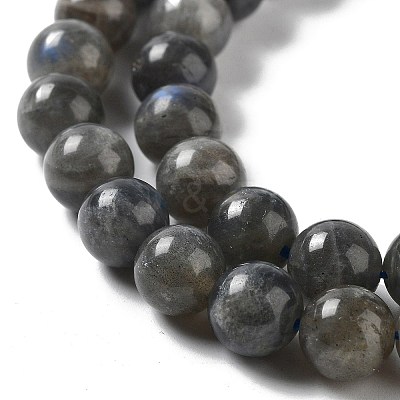 Natural Labradorite Beads Strands G-S333-6mm-035-1