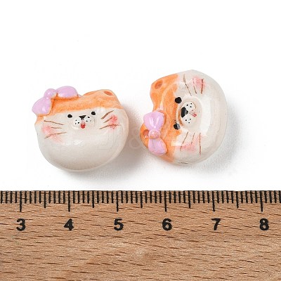 Handmade Polymer Clay Beads PY-CBABDB7-04E-1