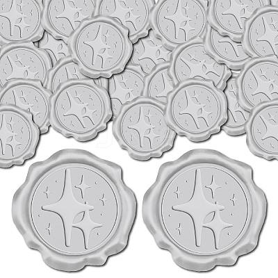 Adhesive Wax Seal Stickers DIY-CP0009-53B-07-1