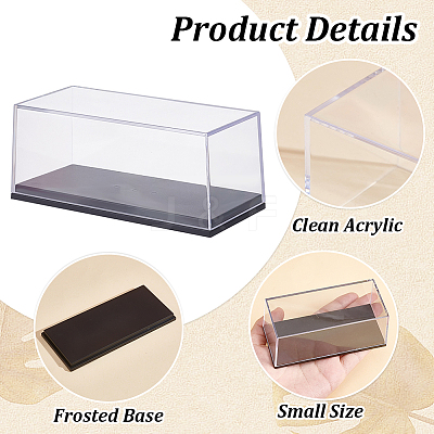 Transparent Acrylic Toys Action Figures Display Boxs ODIS-WH0030-73-1