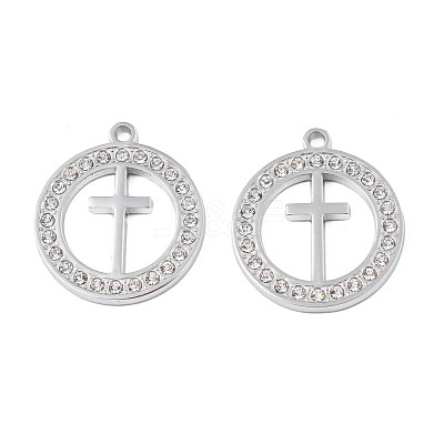 304 Stainless Steel Pendants STAS-N095-155-1