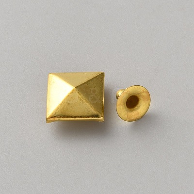 Brass Rivets KK-WH0103-009G-06-1
