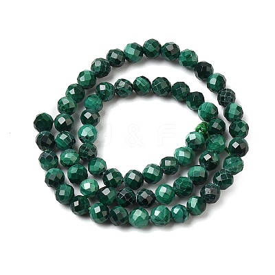 Natural Malachite Beads Strands G-H336-A07-02-1