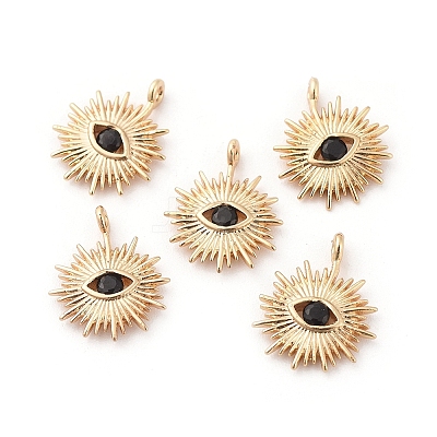 Brass Charms X-KK-T035-136-1