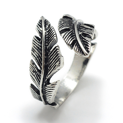 Adjustable Alloy Cuff Finger Rings X-RJEW-S038-014-1