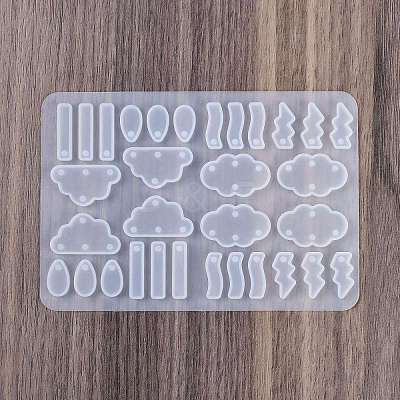 Silicone Pendant Molds DIY-S048-03B-1
