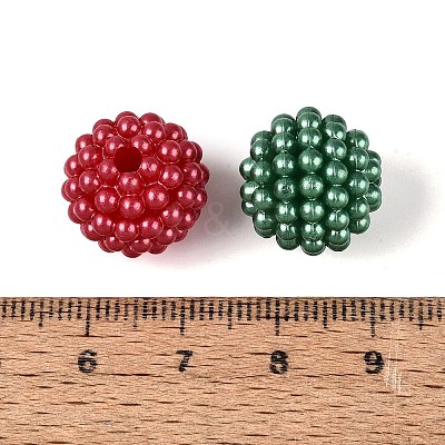 Opaque ABS Plastic Beads KY-Q006-04-1