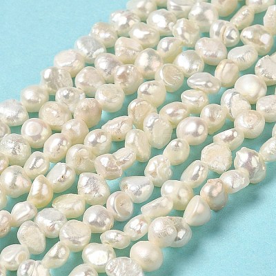 Natural Keshi Pearl Beads Strands PEAR-E017-27-1