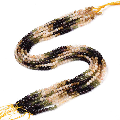 Natural & Synthetic Mixed Gemstone Beads Strands G-D080-A01-01-29-1