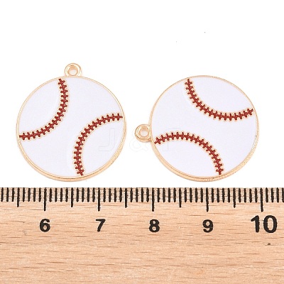 Sport Alloy Enamel Pendants ENAM-C035-01D-1