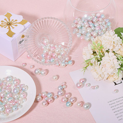 ABS Plastic Imitation Pearl Beads KY-GL0001-04-1