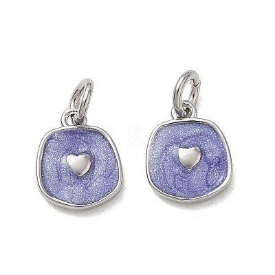 Brass Enamel Pendants KK-CBA5585-08P-1
