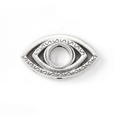 Tibetan Style Alloy Bead Frame LS-TIBE-WH0002-08AS-1