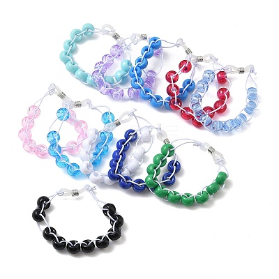 11Pcs 11 Colors Plastic Beaded Golf Score Counters AJEW-DR00003-1