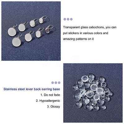 DIY Earrings Making Kits DIY-UN0002-20P-1