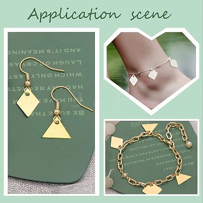 84Pcs 6 Style Brass Charms KK-FH0002-63-1