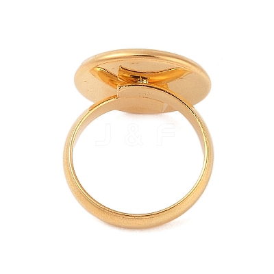Adjustable 304 Stainless Steel Finger Rings Components X-STAS-L193-G-16mm-1
