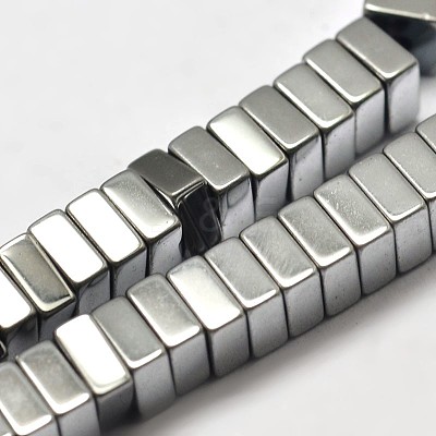 Electroplate Non-magnetic Synthetic Hematite Beads Strands G-I175-04B-1
