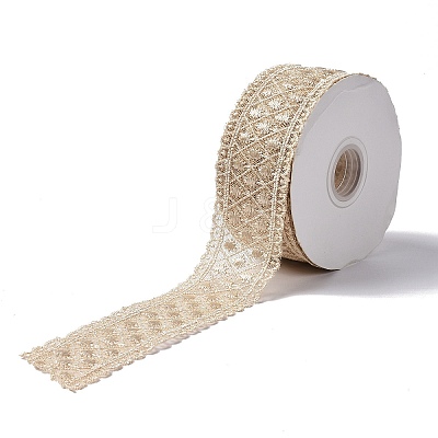 10 Yards Polyester Lace Trim Ribbon OCOR-C004-06I-1