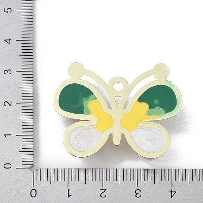 Rack Plating Alloy Enamel Pendants FIND-I038-13E-1