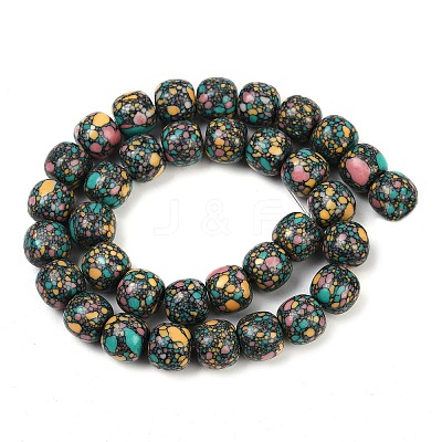 Natural Agate Beads Strands G-U030-D01-12mm-1