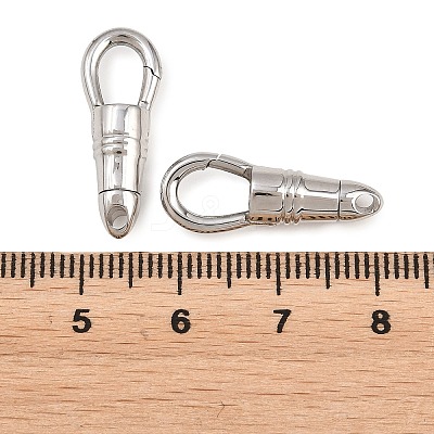 Tarnish Resistant 304 Stainless Steel Lobster Claw Clasps STAS-G192-24P-1