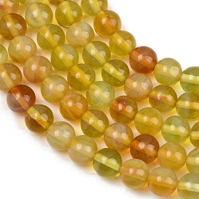 Handmade Lampwork Beads Strand LAMP-B056-8mm-1