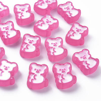 Transparent Acrylic Beads X-MACR-S374-07B-02-1