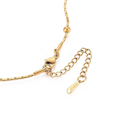 1.2MM 304 Stainless Steel Round Ball Boston Link Chain Necklaces NJEW-N058-09G-1