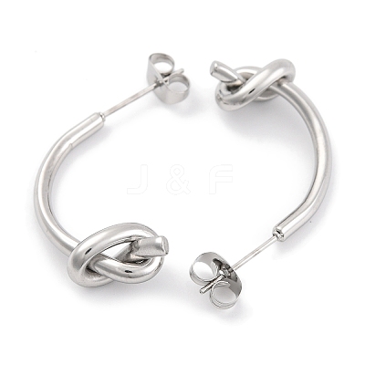 Non-Tarnish 304 Stainless Steel Stud Earrings EJEW-H013-20P-1
