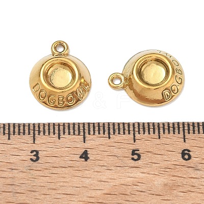 304 Stainless Steel Pendant Cabochon Settings SA-CBAE5AC-21G-1